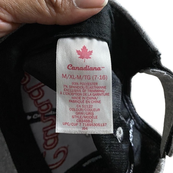 Canadiana Men's Gray Canada 1867 Printed Baseball Hat - Picture 5 of 6